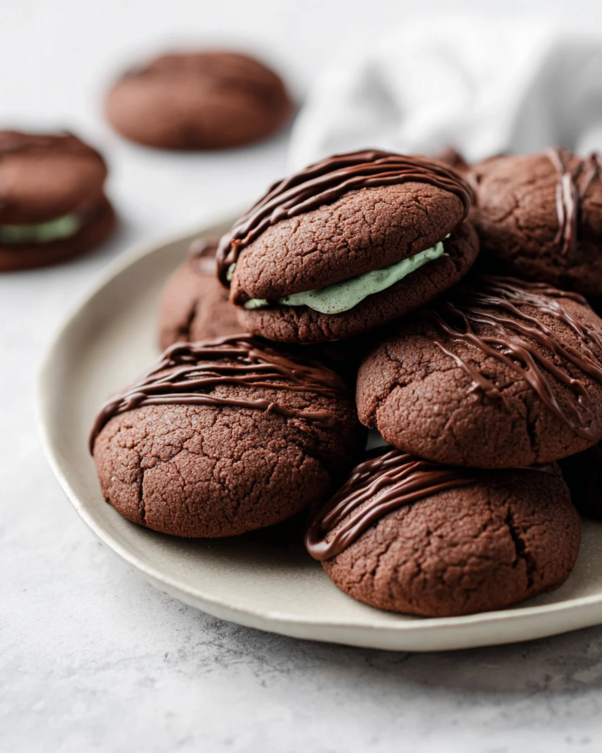Chocolate Mint Cookies - Image 4