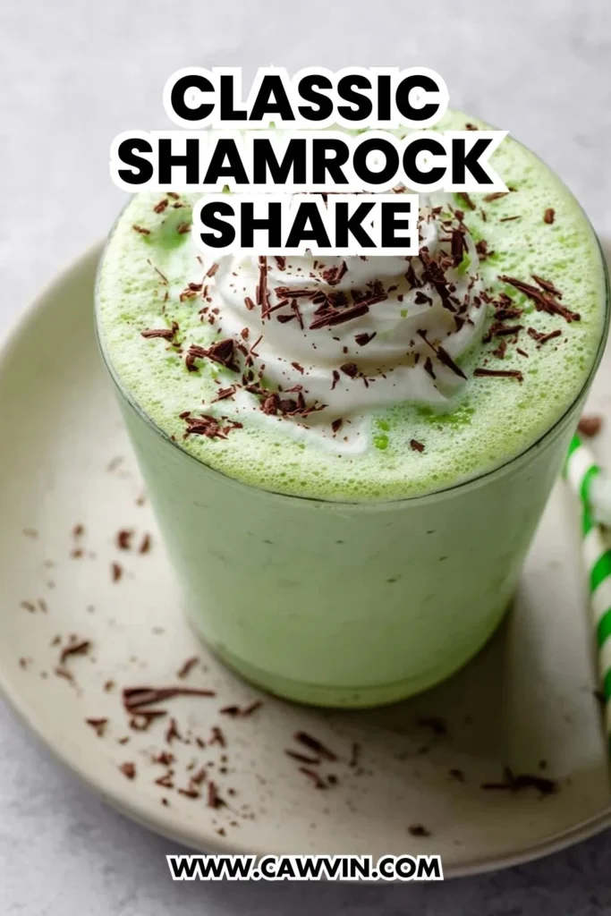 Classic Shamrock Shake - Easy Peasy Recipes