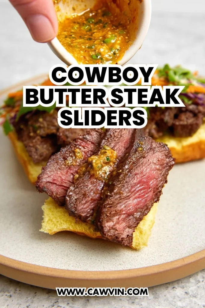 Cowboy Butter Steak Sliders - Easy Peasy Recipes