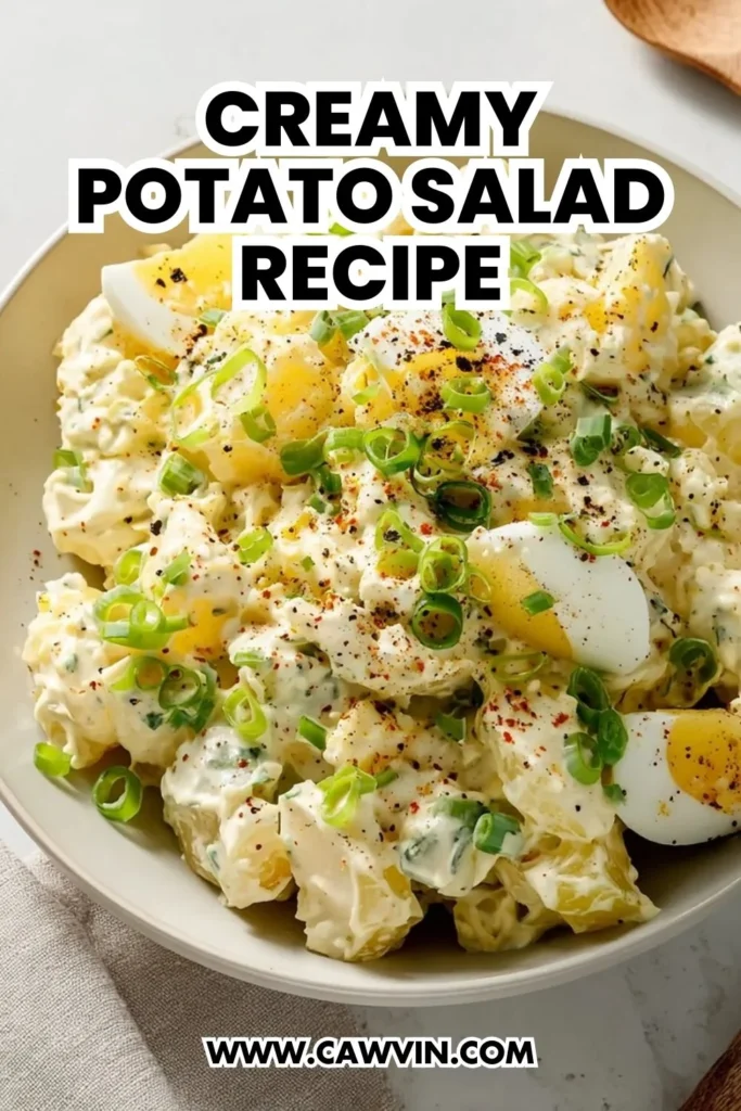 Creamy Potato Salad Recipe - Easy Peasy Recipes