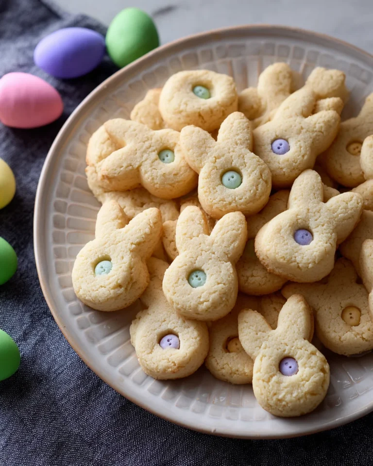 Easter Bunny Button Cookies Recipe
