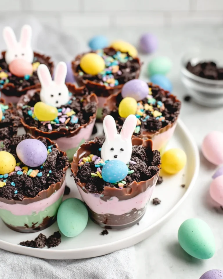 Easter Dirt Cups Recipe
