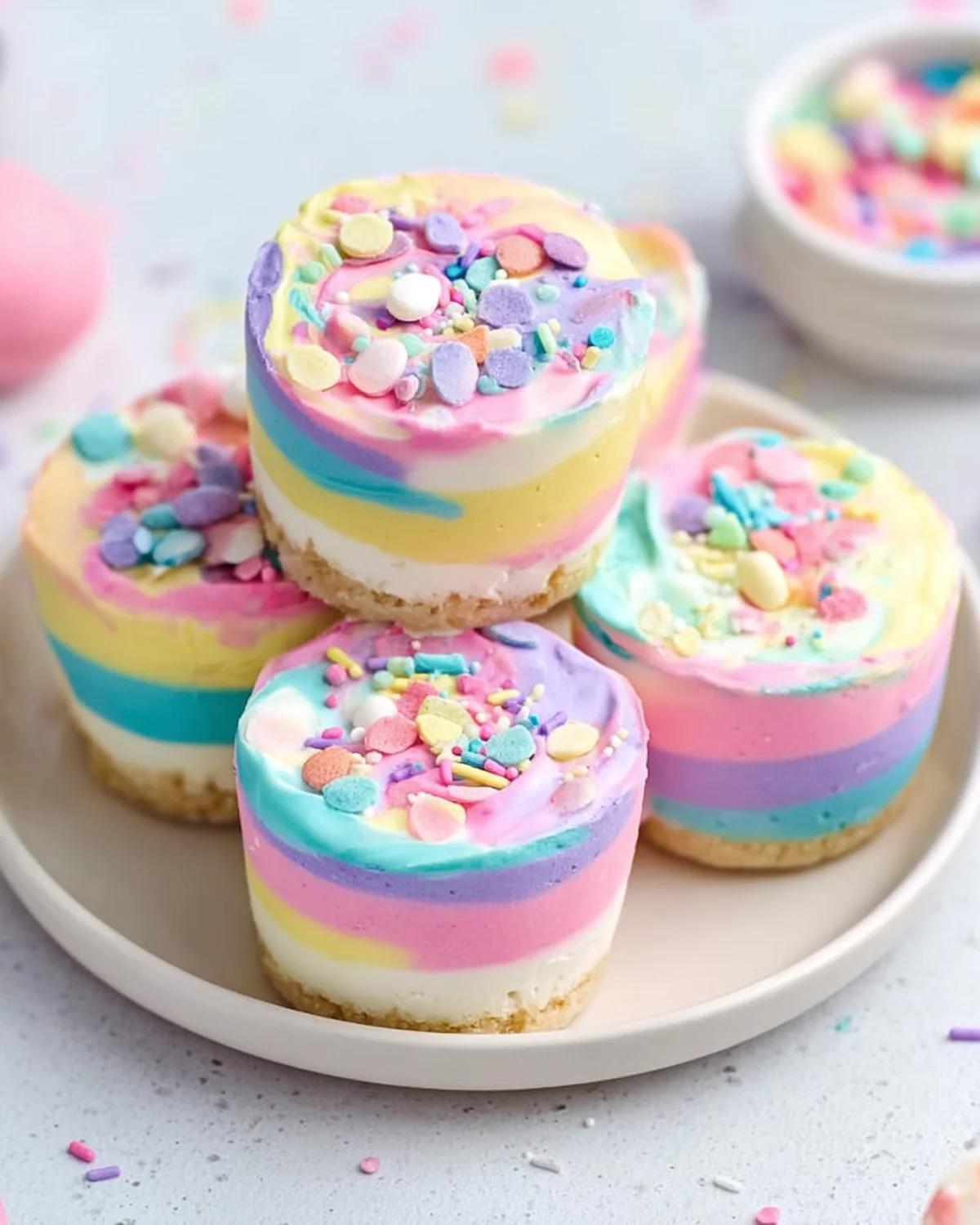 Easter No-Bake Mini Cheesecakes - Image 2