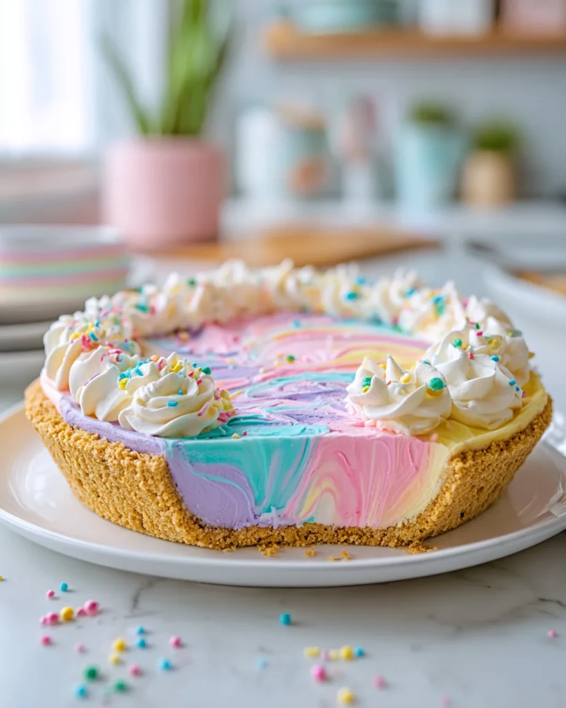 Easter Swirl Pie – A No-Bake Pastel Dessert Recipe