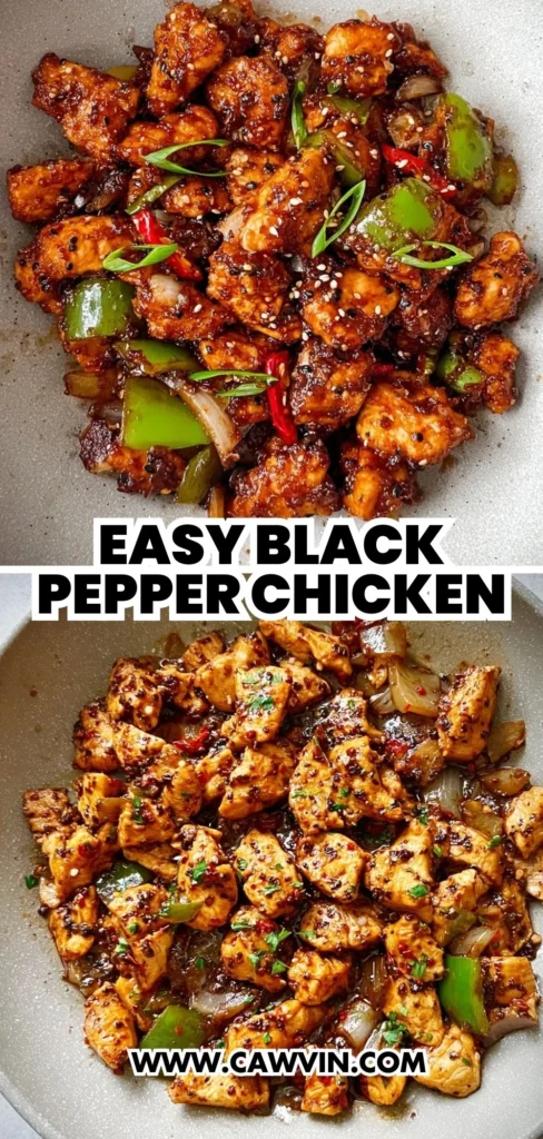 Easy Black Pepper Chicken Recipe 2 1 - Easy Peasy Recipes