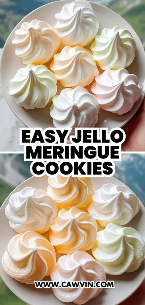 Easy Jello Meringue Cookies 2 1 - Easy Peasy Recipes