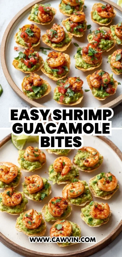 Easy Shrimp Guacamole Bites 2 - Easy Peasy Recipes