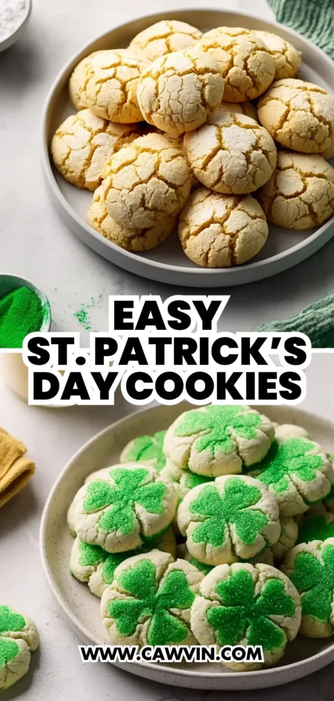 Easy St. Patricks Day Cookies for a Lucky Treat 2 1 - Easy Peasy Recipes