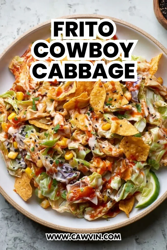 Frito Cowboy Cabbage - Easy Peasy Recipes