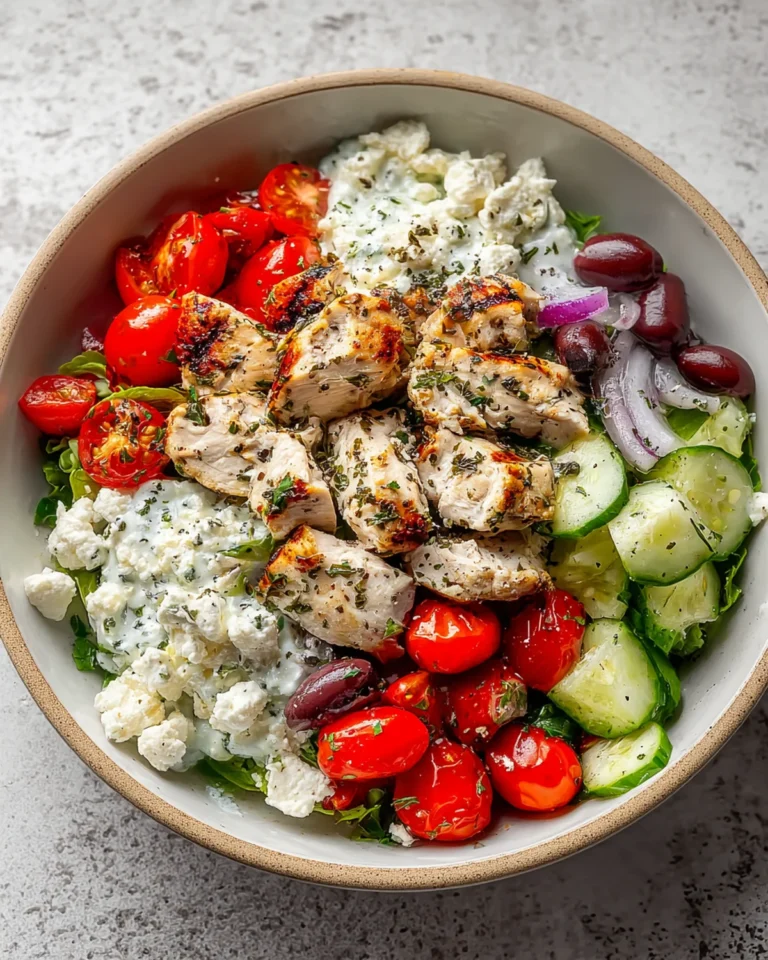 Greek Chicken Bowls Recipe