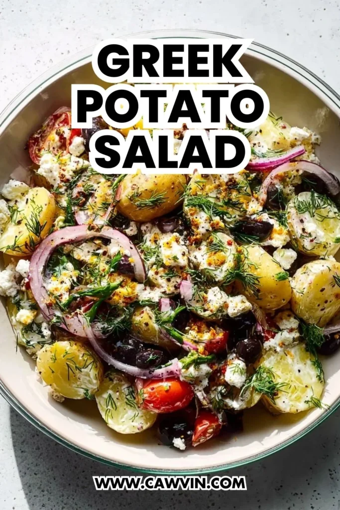 Greek Potato Salad Recipe - Easy Peasy Recipes