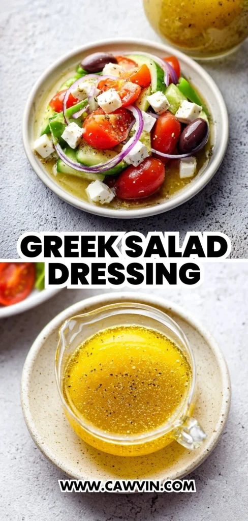 Greek Salad Dressing 2 1 - Easy Peasy Recipes