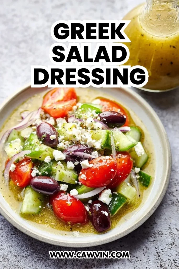 Greek Salad Dressing - Easy Peasy Recipes
