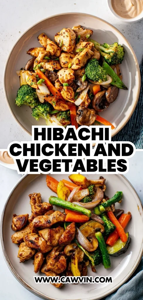 Hibachi Chicken and Vegetables 2 1 - Easy Peasy Recipes