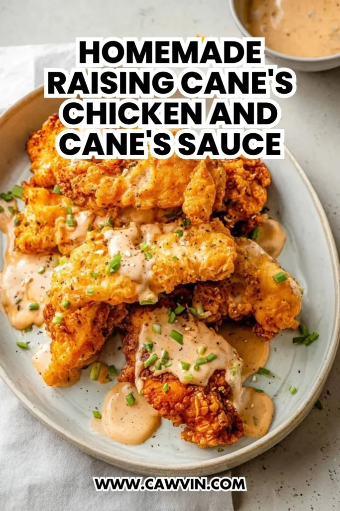 Homemade Raising Canes Chicken and Canes Sauce - Easy Peasy Recipes
