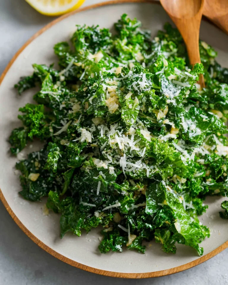 Lemon Parmesan Kale Salad Recipe