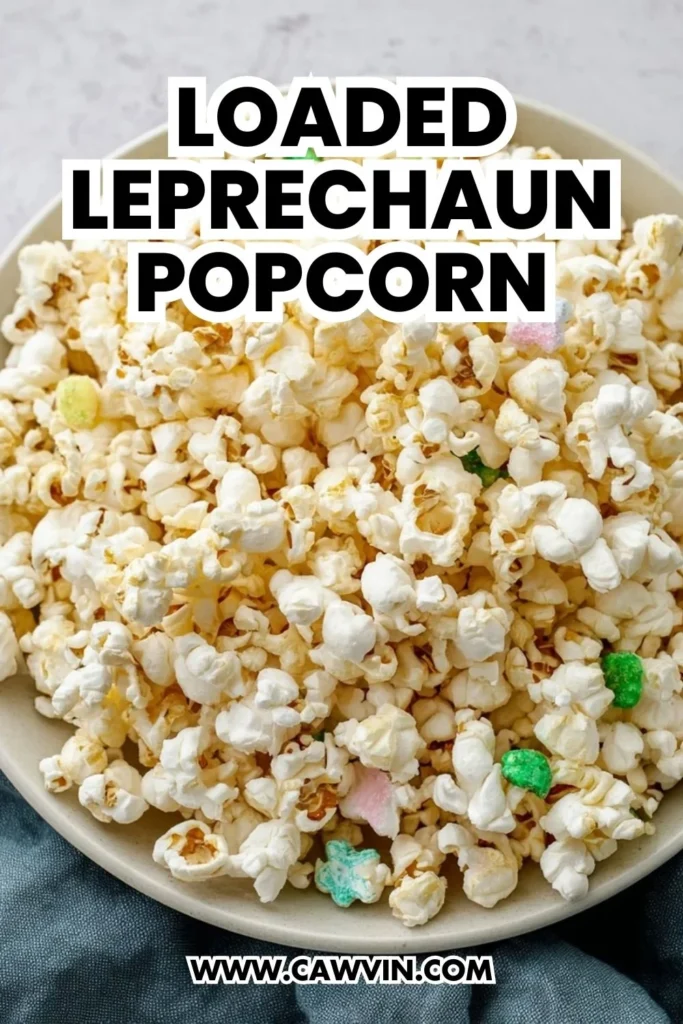Loaded Leprechaun Popcorn - Easy Peasy Recipes