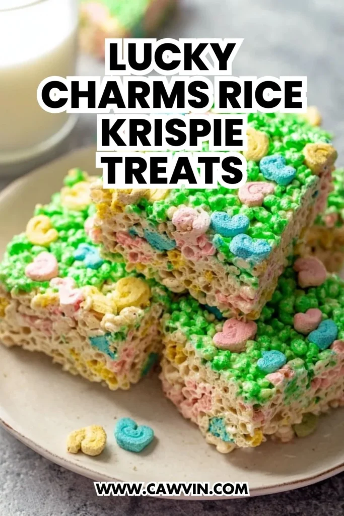 Lucky Charms Rice Krispie Treats - Easy Peasy Recipes