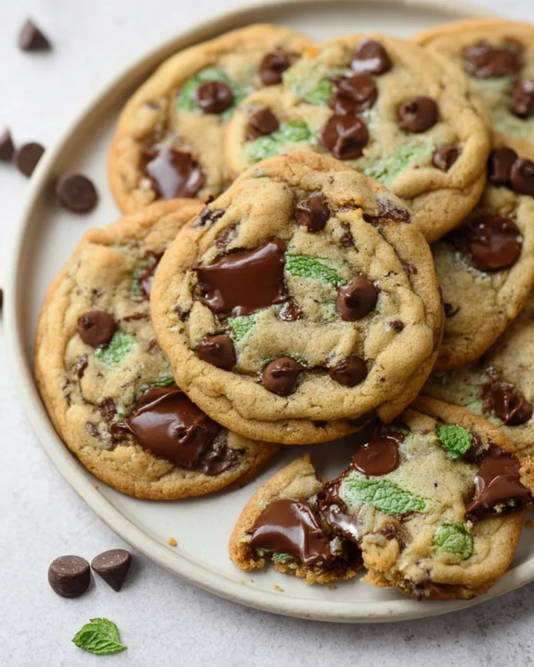 Mint Chocolate Chip Cookies Recipe