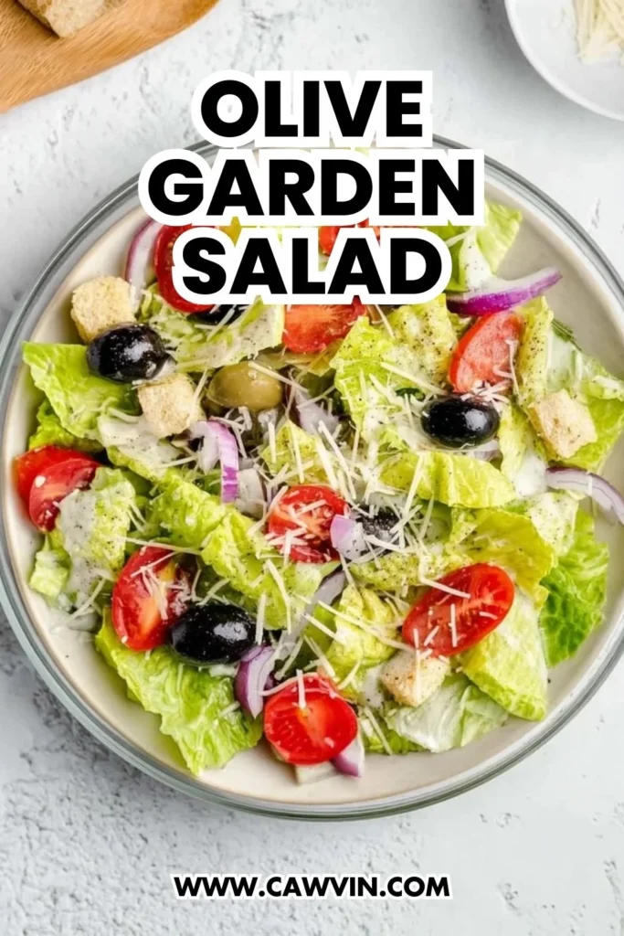 Olive Garden Salad - Easy Peasy Recipes