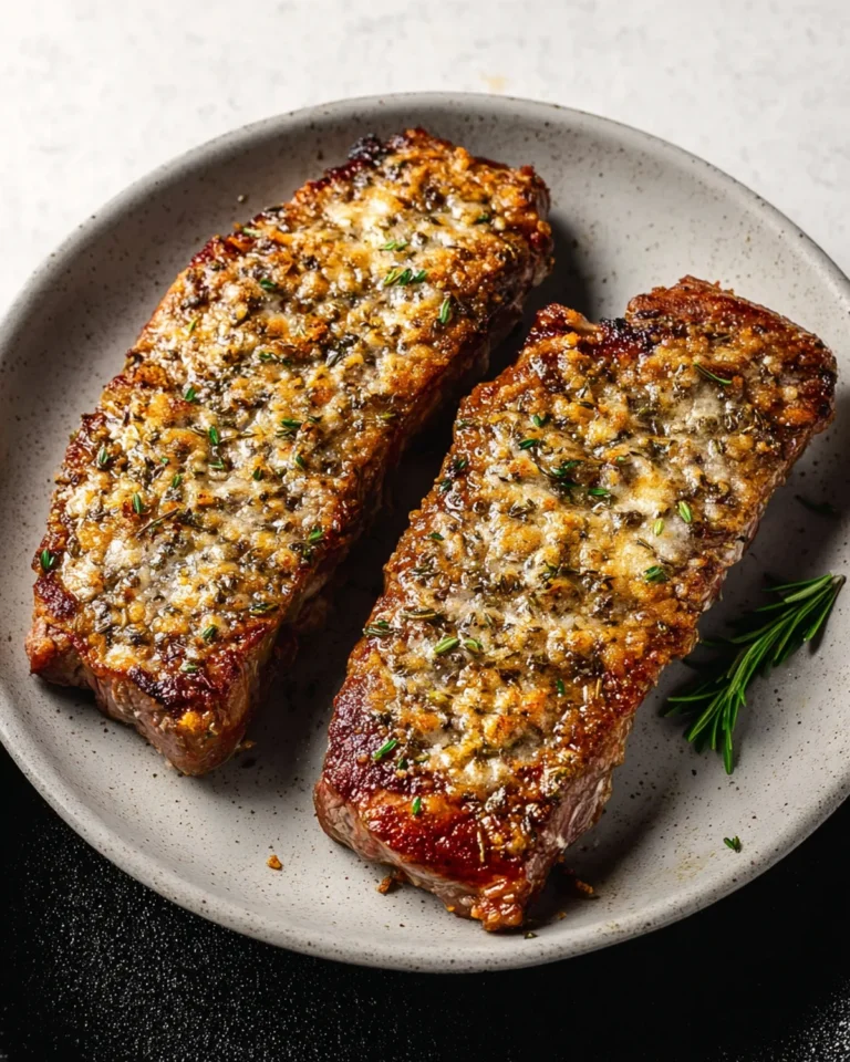 Parmesan Crusted Steak Recipe