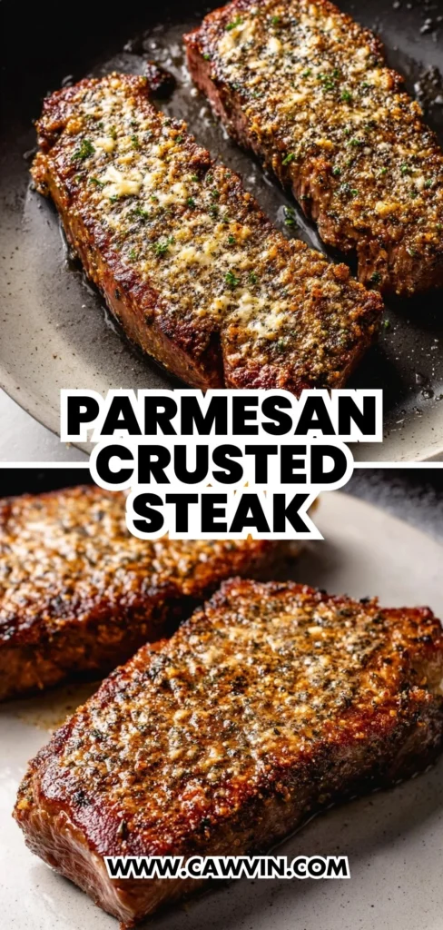 Parmesan Crusted Steak 2 1 - Easy Peasy Recipes