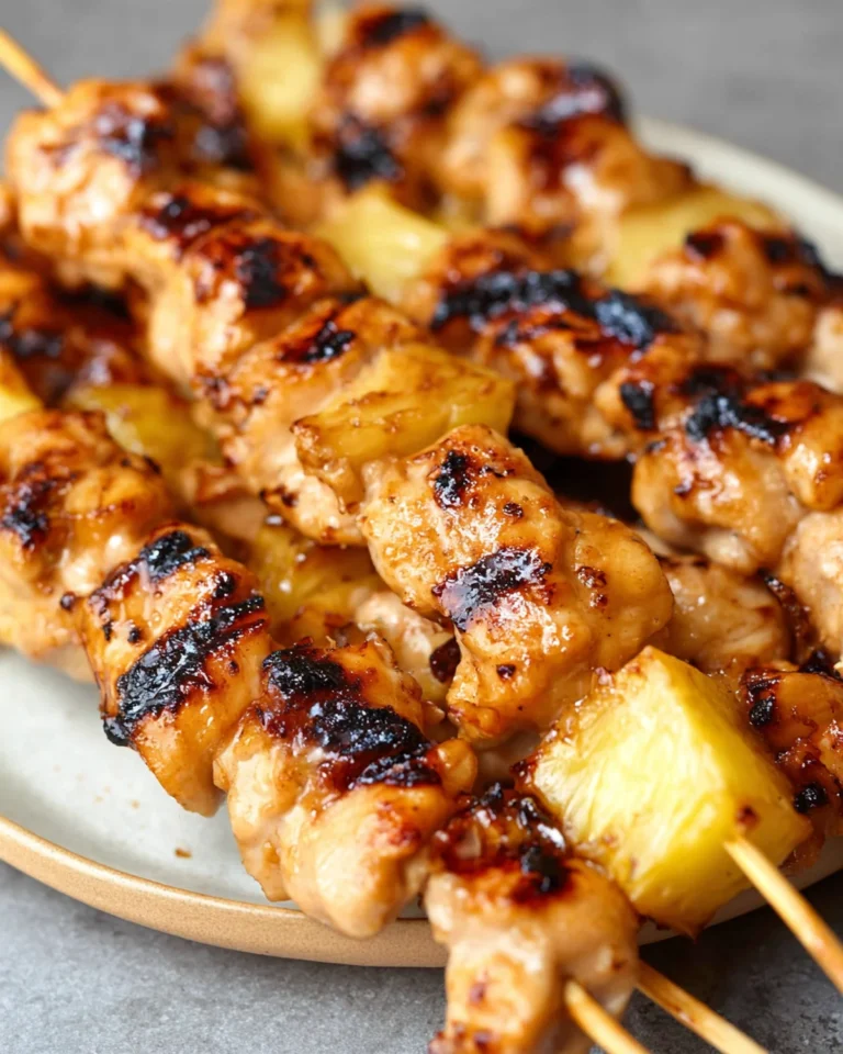 Pineapple Chicken Kebabs Recipe Recipe