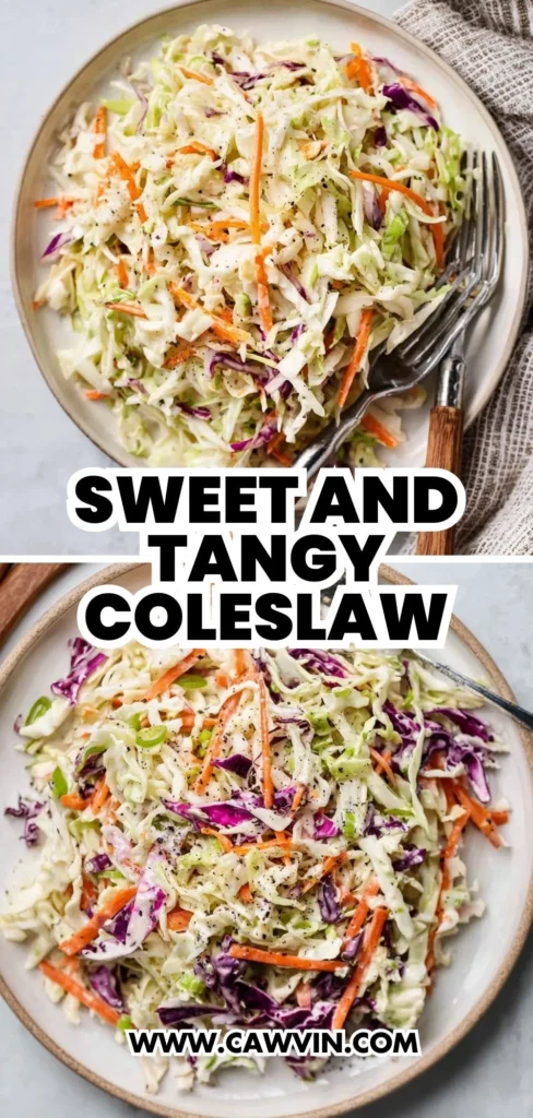 Sweet and Tangy Coleslaw 2 1 - Easy Peasy Recipes
