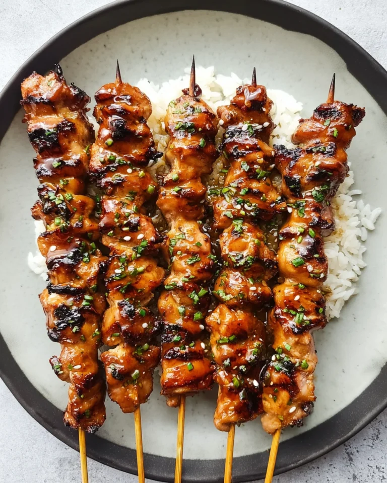 Teriyaki Chicken Skewers Recipe