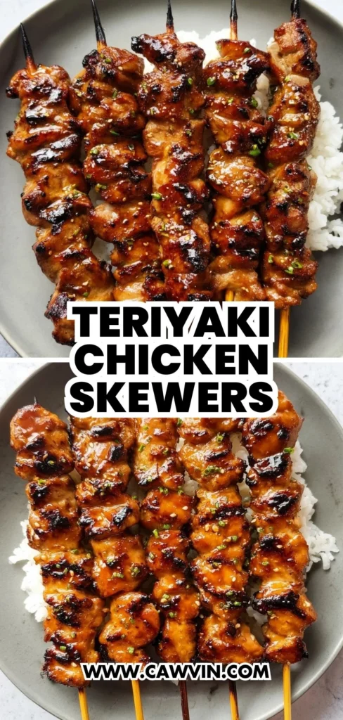 Teriyaki Chicken Skewers 2 1 - Easy Peasy Recipes
