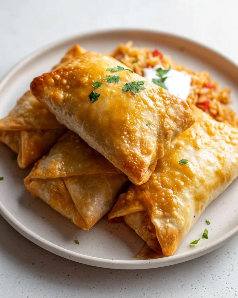 The Best Chicken Chimichangas Recipe