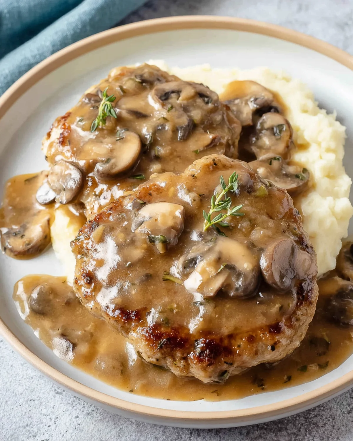 Turkey Salisbury Steaks and Mushroom Gravy - Image 2