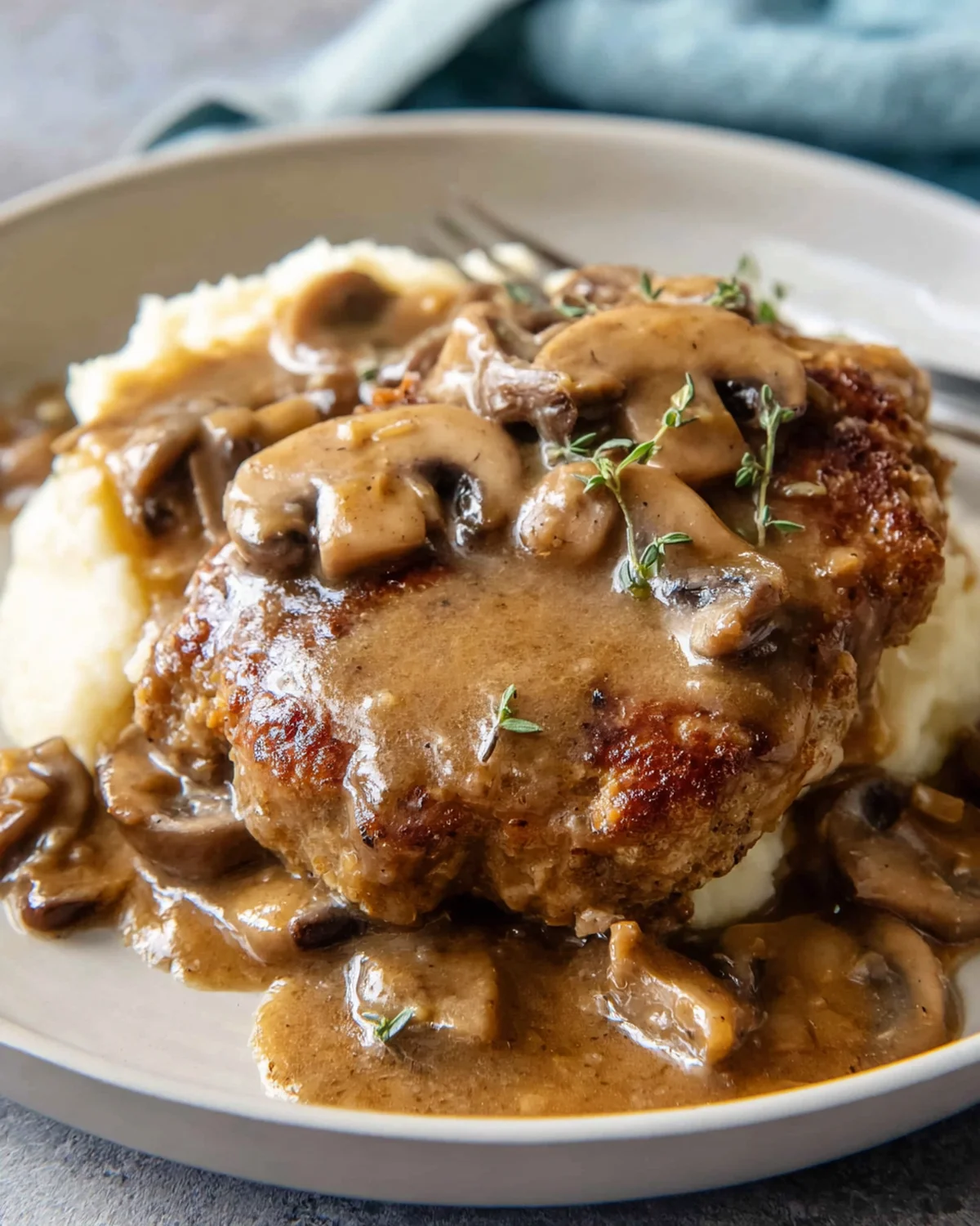 Turkey Salisbury Steaks and Mushroom Gravy - Image 4
