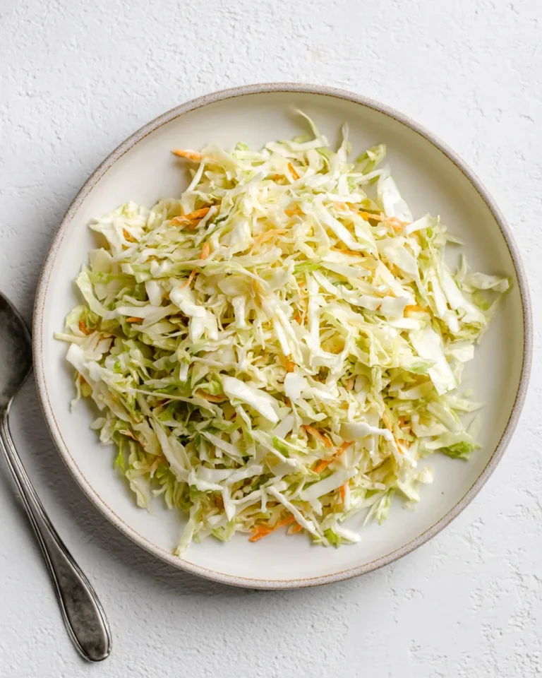 Vinegar Coleslaw (No Mayo) Recipe