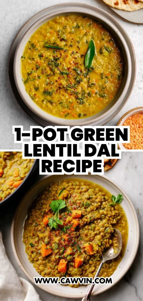 1 Pot Green Lentil Dal Recipe 2 1 - Easy Peasy Recipes