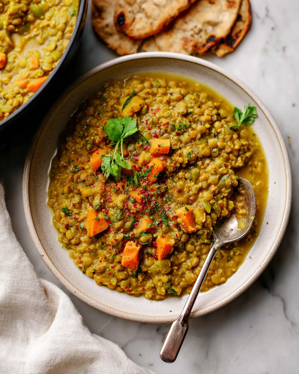 1-Pot Green Lentil Dal Recipe - Image 3