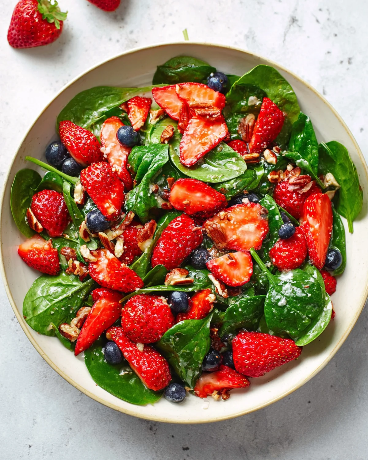 15-Minute Strawberry Spinach Salad - Image 3