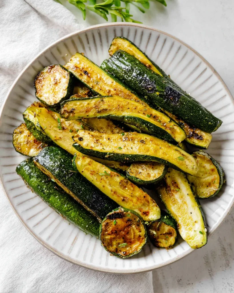 20 Minute Roasted Zucchini (Not Soggy) Recipe