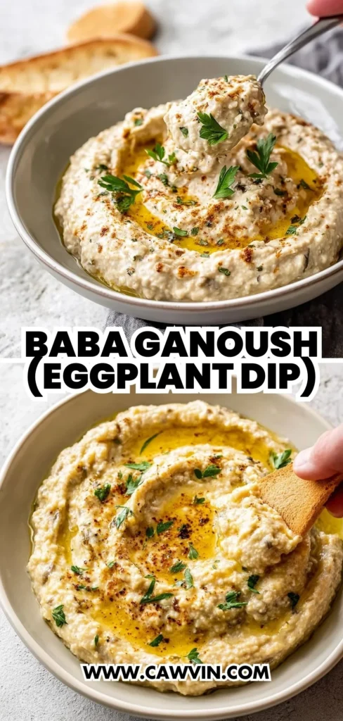 Baba Ganoush Eggplant Dip 2 1 - Easy Peasy Recipes