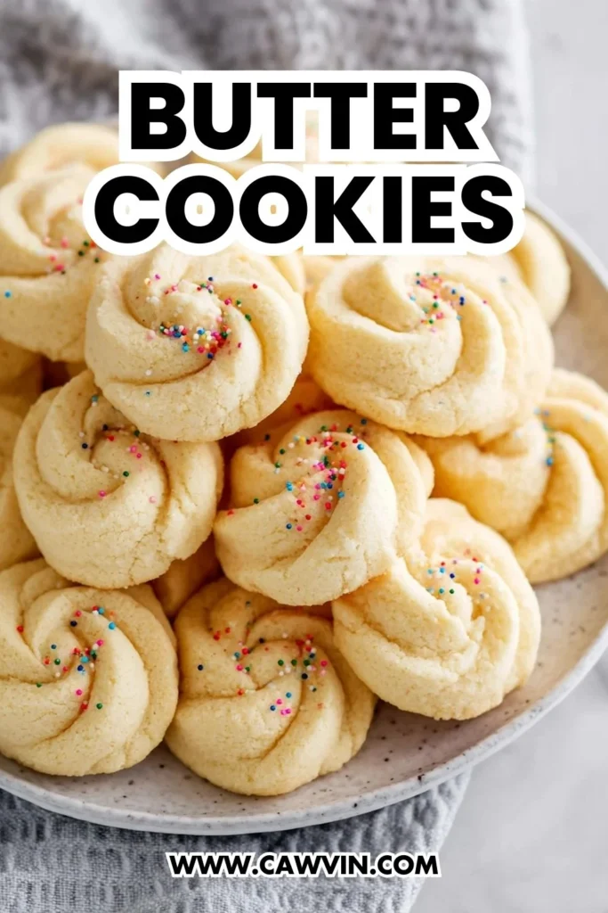 Butter Cookies - Easy Peasy Recipes