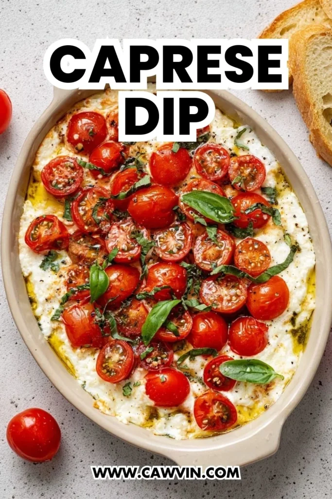 Caprese Dip - Easy Peasy Recipes