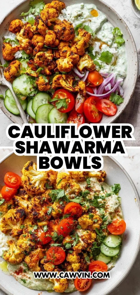 Cauliflower Shawarma Bowls 2 1 - Easy Peasy Recipes