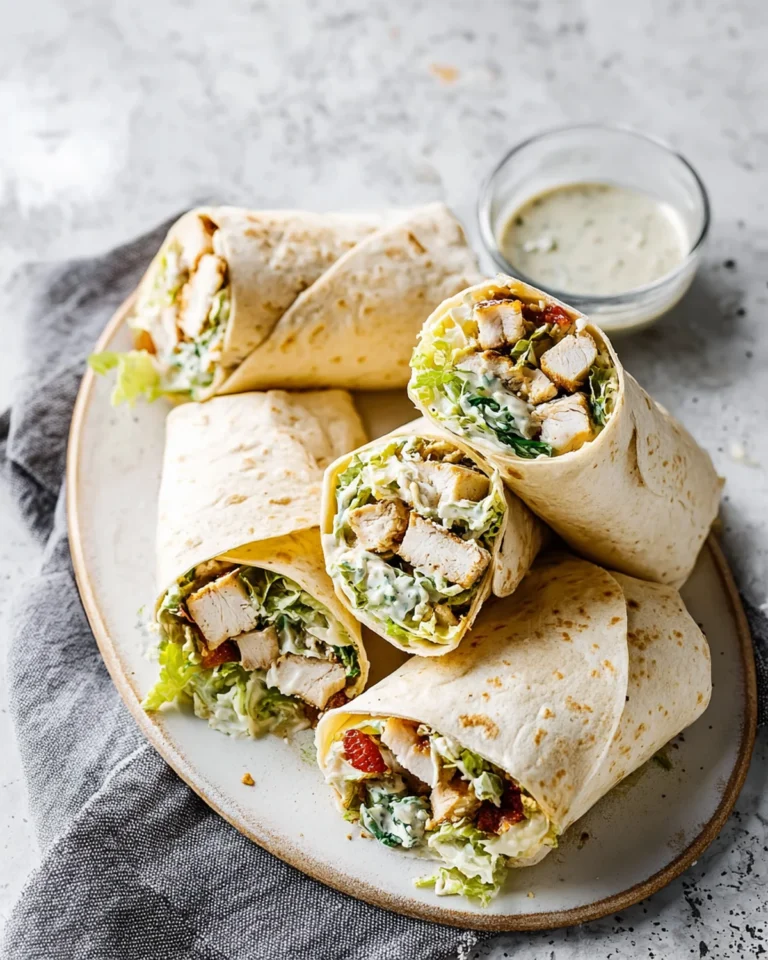 Chicken Caesar Wrap Recipe