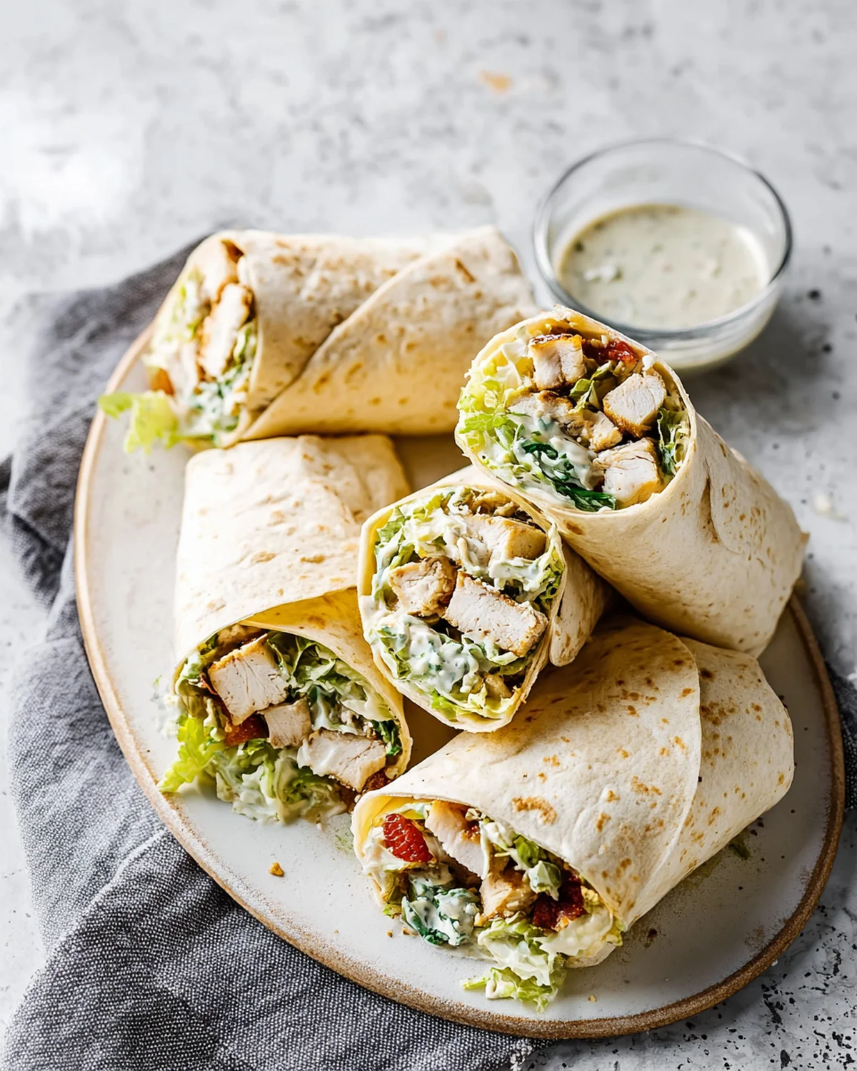 Chicken Caesar Wrap Recipe