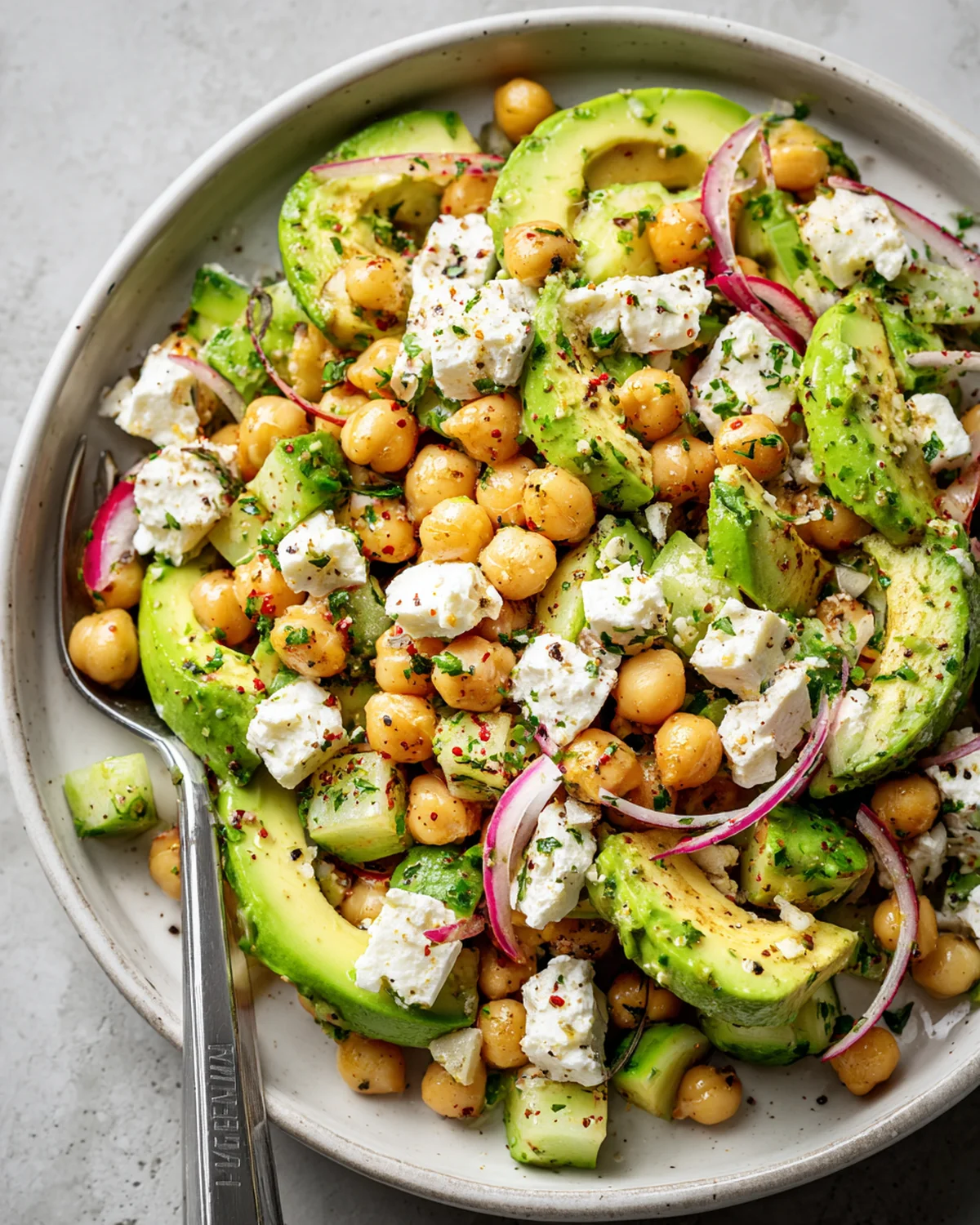 Chickpea Feta Avocado Salad - Image 2