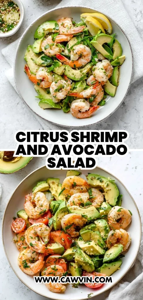 Citrus Shrimp and Avocado Salad 2 1 - Easy Peasy Recipes