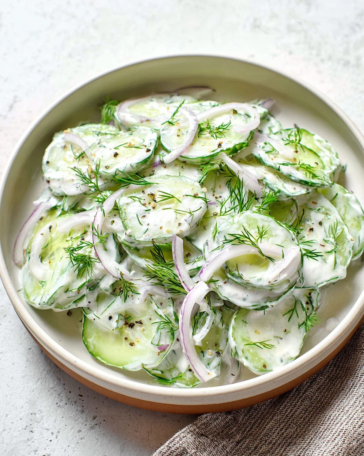 Creamy Cucumber Salad - Image 2