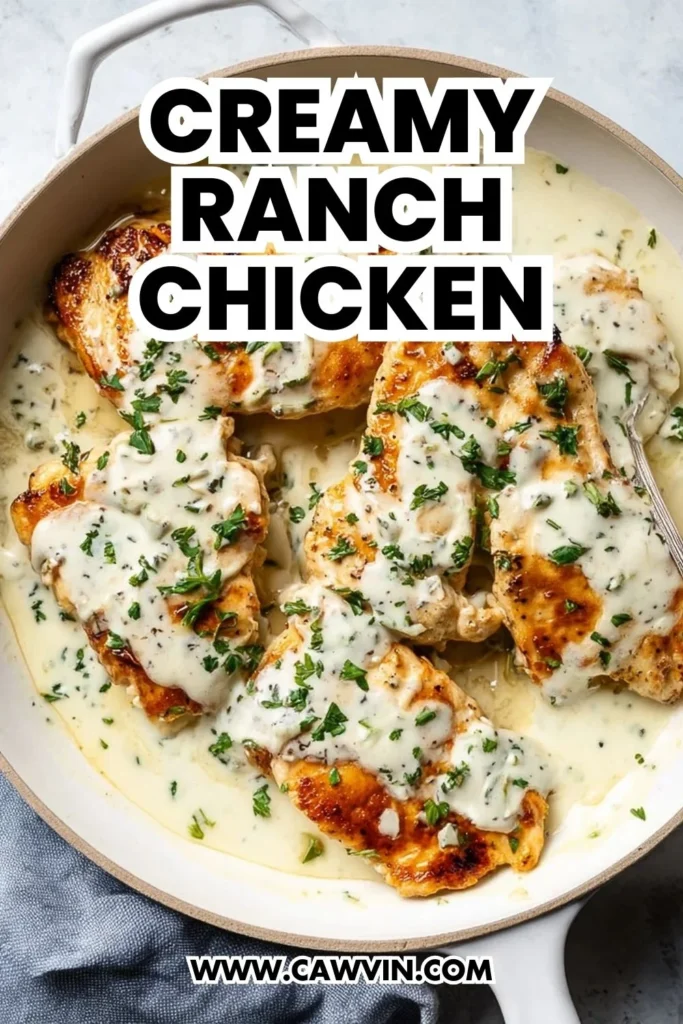 Creamy Ranch Chicken - Easy Peasy Recipes