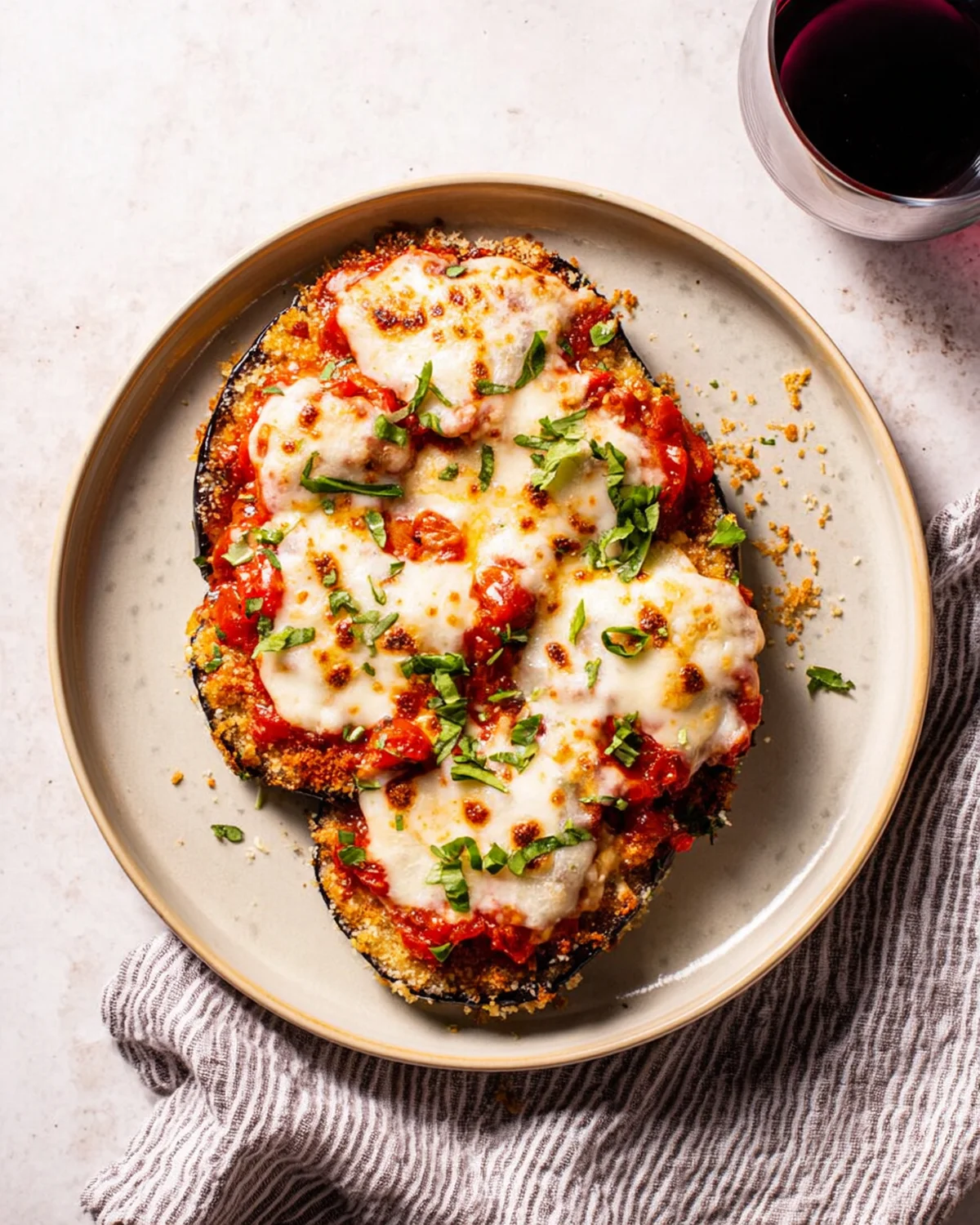 Crispy Baked Eggplant Parmesan - Image 2