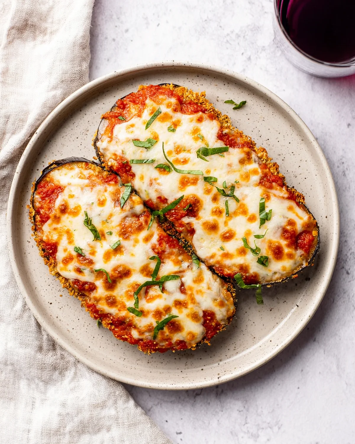 Crispy Baked Eggplant Parmesan - Image 3